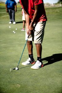 Person Playing Golf